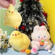 Nikcorp Antistres igračke Gniotki Squishy za stiskanje, set 2 komada (Pile i Zec), mekani TPR materijal za dekompresiju i fokus deteta