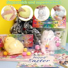 Nikcorp Antistres igračke Gniotki Squishy za stiskanje, set 2 komada (Pile i Zec), mekani TPR materijal za dekompresiju i fokus deteta