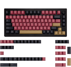Nikcorp Kapice za tipke Keycaps Samurai set od 129 elemenata, PBT materijal, Cherry profile, sublimacijski tisak, japanski motiv