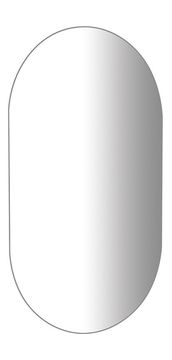 AQUALINE Oválno Kupatilsko Zrcalo s Anti-Korozivnom Zaštitom 40x70cm, Bez Cu
