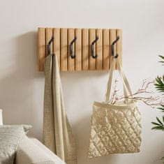 Nikcorp Zidne kuke za odjeću metalne mat crne, 9,8 cm, set vješalica za kupaonicu i hodnik, nosivost 13,6 kg, 12 komada u pakiranju