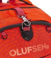 Nikcorp Dječji sportski ruksak BONN s mrežom za loptu i kacigu, pretinac za laptop 15.6", USB priključak, 20L, crveni