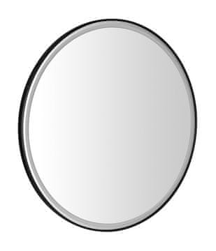 SAPHO SAPHO KADRIS LED Ogledalo 80cm, IP44, Crni Aluminijski Okvir
