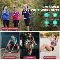 Nikcorp Prsluk s utezima 11 kg (25 lbs) za vježbanje, trčanje i trening snage, od neoprena s podesivim remenima i džepom, crni