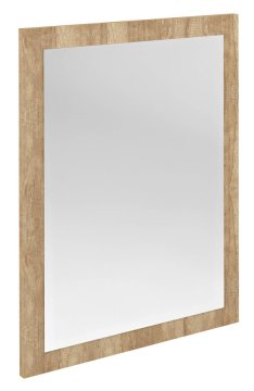 SAPHO Zidno ogledalo NIROX 60x80cm u okviru, hrast alabama