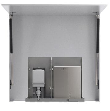 Nofer Osnovna Kutija za Umivaonik 90 cm s Automatskim Dvostrukim Dozatorom i Osušivačem Ruku