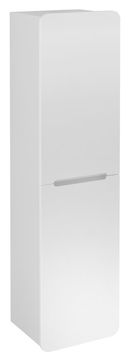 SAPHO Visoka Zidna Ormarić KERALA, 38x143x32 cm, Bijeli Sjaj, Univerzalna Vrata