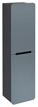 SAPHO KERALA Visoka Zidna Ormarica 38x143x32cm, Univerzalna Vrata, Siena/Antracit Mat Finish