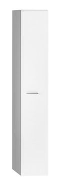 AQUALINE Visoka Zidna Ormarića za Kupaonicu 25x140x20 cm Bijela, Model KERAMIA FRESH
