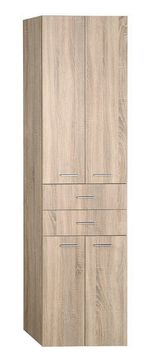 AQUALINE Visoka Ormarić Keramia Fresh 50x184x29cm Dub Platin MDF/Lamino
