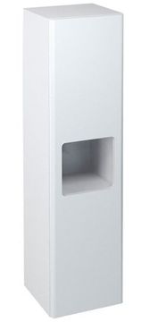 SAPHO Visoka Zidna Ormarica ELLA 35x140x30cm, Univerzalna Vrata, Bijela