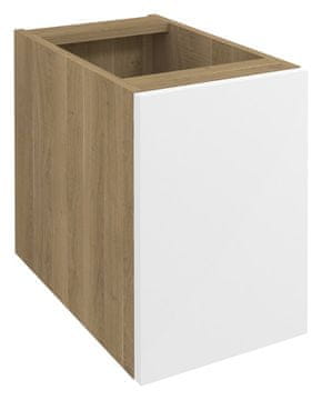 SAPHO Donja ormarić s vratima WAVE 30x45x47,8cm, bijela/hrast cuneo, desna/lijeva strana