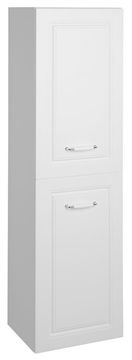 AQUALINE FAVOLO Visoka Zidna Kupaonska Ormarica 40x150cm Bijela Mat s Košem