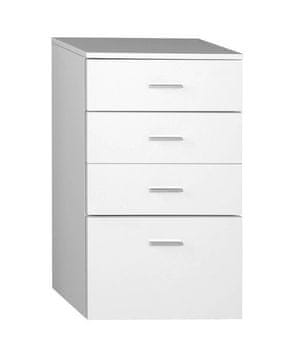 AQUALINE AQUALINE ZOJA Bijela Donja Kupaonska Komoda s Ladicama 50x78x29cm