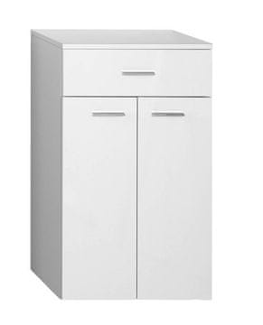 AQUALINE Bijela Kupaonska Ormarić 50x78x29 cm s Ladicom - ZOJA/KERAMIA FRESH