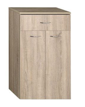AQUALINE KERAMIA FRESH Donja Ormarica s Ladicom 50x78x29cm, Hrast Platin