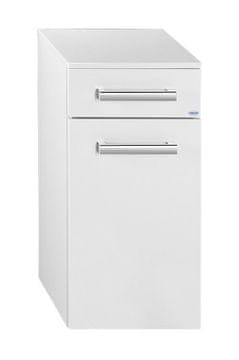 AQUALINE VEGA Bijela Donja Kupaonska Komoda s Košarom 40x78x31cm