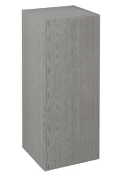 SAPHO ESPACE Zidni Ormar 35x94x32cm, Univerzalna Vrata, Srebrni Hrast