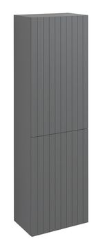 SAPHO Zidni ormarić ESPACE STRIP s crnim vratima, 50x172x32cm, univerzalno otvaranje