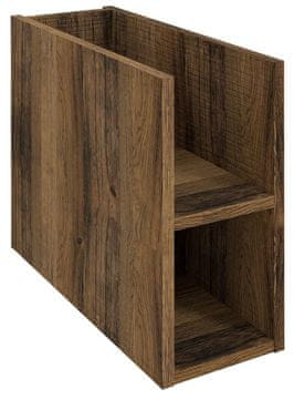 SAPHO LOREA Zidni ormarić s otvorenim policama 20x44x51,2 cm, hrast collingwood