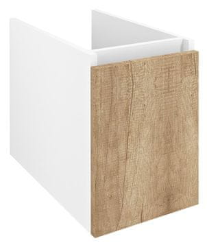 SAPHO Univerzalni Zidni Ormaric LOREA, 30x44x51,2cm, Dub Alabama/Bijela Mat