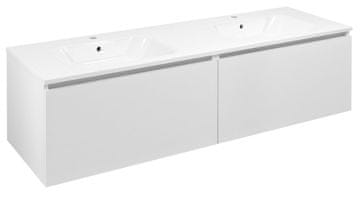 SAPHO LOREA Zidni Ormar 180x46x51,5cm Bijeli Mat s Tihim Zatvaranjem