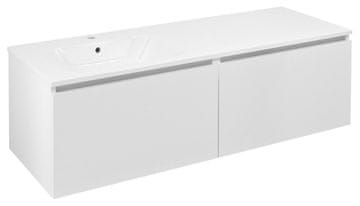 SAPHO LOREA Zidna Ormarica s Ladicama 140cm - Mat Bijela