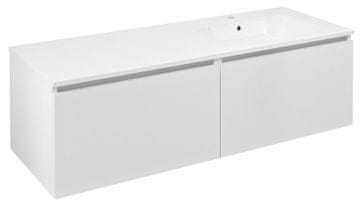 SAPHO LOREA Zidna Ormarica s Ladicama 140x46x51.5cm, Matte bijela