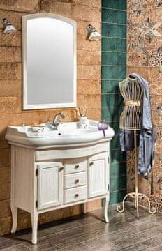 SAPHO Set za Kupaonicu RETRO 100, Antik Bijela