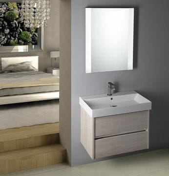 SAPHO Set Kupaonski NIRONA 70cm Dub Mocca