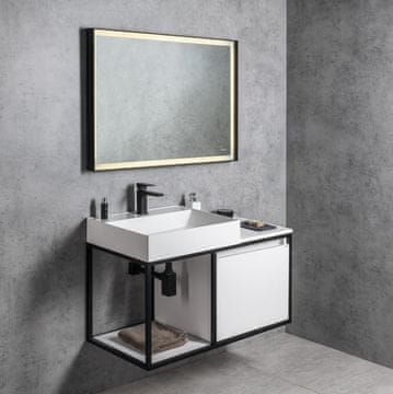 SAPHO Kupatilski Set SKARA 100, Mat Crna / Mat Bijela