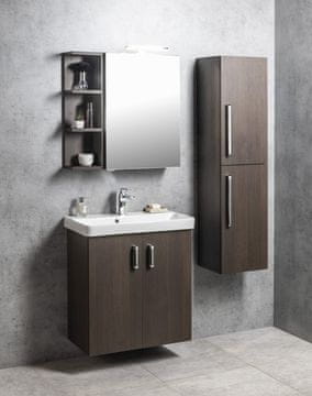 SAPHO Komplet za kupaonicu THEIA 70, rustikalni bor, MDF/laminat, zidna montaža