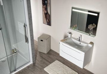 SAPHO Komplet Kupaonski Namještaj WAVE 80 cm, Bijela Boja