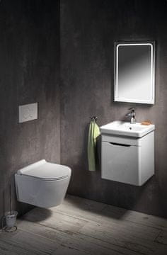 SAPHO SAPHPO ELLA Kupaonski Set 40 - Lijeva Vrata, MDF Bijeli Komad, Zidno Montirano Uređenje