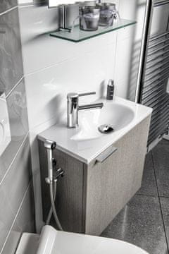 SAPHO Skup Kupaonica LATUS IV, Srebrni Hrast, Zidna Montaža, 505mm