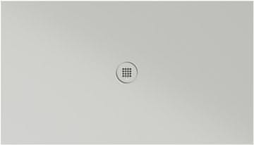 Gsi Ravna keramička tuš kada pravokutnog oblika 140x80cm, mat siva boja