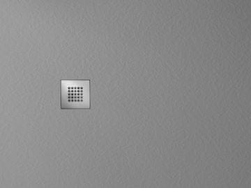 Gelco MITIA tuš kada od lijevanog mramora, pravokutna 120x70cm, siva