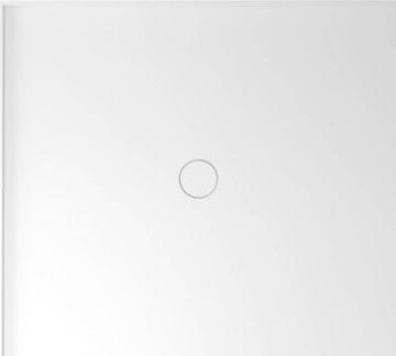 POLYSAN Polysan MIRAI Tuš Kada od Livenog Mramora, Pravokutna, 100x90 cm, Lijeva, Bijela