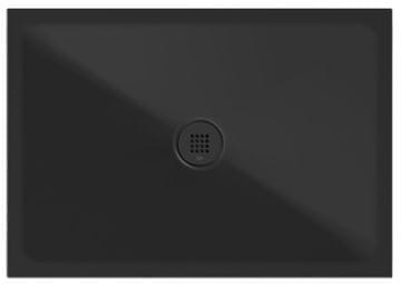 Gsi Keramička tuš kada pravokutna 100x70x2 cm crna mat EXTRA FLAT - Od GSI