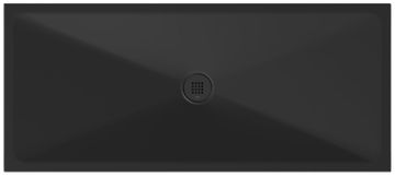 Gsi Keramička Tuš Kada Pravokutna 160x70x2 cm Crna Mat