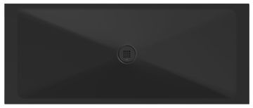 Gsi Keramička Tuš Kada Pravokutna 170x70x2cm, Crna Mat