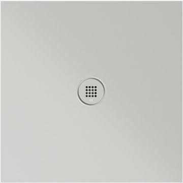 Gsi Keramička plošna tuš kada, kvadratna 80x80cm, mat siva, extra tanka