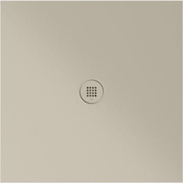 Gsi Kvadratna keramička tuš kada 90x90cm, mat krem, serija EXTRA FLAT