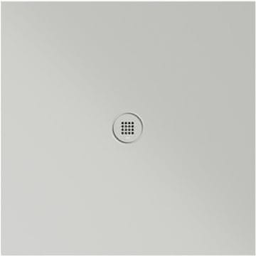 Gsi Kvadratna Keramička Tuš Kada 100x100 cm, Mat Siva, EXTRA FLAT Dizajn