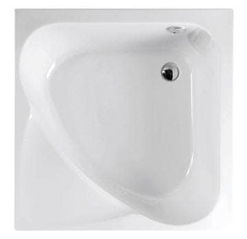 POLYSAN CARMEN duboka tuš kada s konstrukcijom, kvadrat 90x90x30cm, bijela
