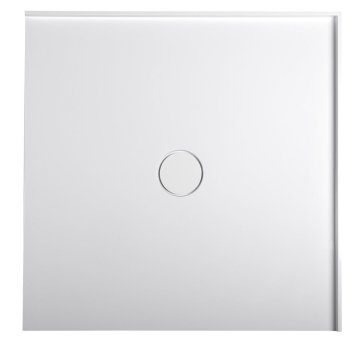 POLYSAN MIRAI Kvadratni Tuš Kada od Lijevanog Mramora, 80x80x1,8 cm, Bijela