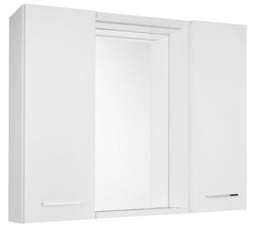 AQUALINE ZOJA/KERAMIA FRESH STRIP ogledalo s LED svjetlom, 70x60x14cm, bijelo