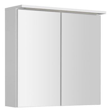 AQUALINE Ogledalo KAWA STRIP s LED rasvjetom 70x70x22cm, bijela boja