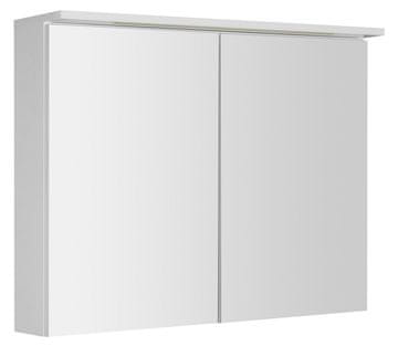 AQUALINE Bijela KAWA STRIP galerija s LED svjetlom 90x70x22cm