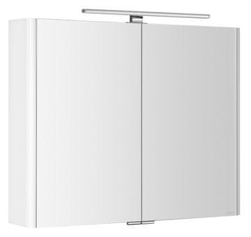 SAPHO LUCIE Kupaonska Vitrina sa LED Rasvjetom 86x70cm Bijela